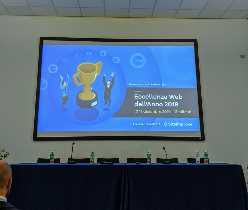 Immagine del premio "Eccellenza Web dell'anno 2019" Immagine del premio "Eccellenza Web dell'anno 2019"