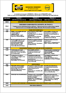 Scarica l'agenda in formato PDF Scarica l'agenda in formato PDF